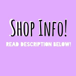Shop Information!
